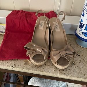 Valentino nude espadrilles with bow size 39